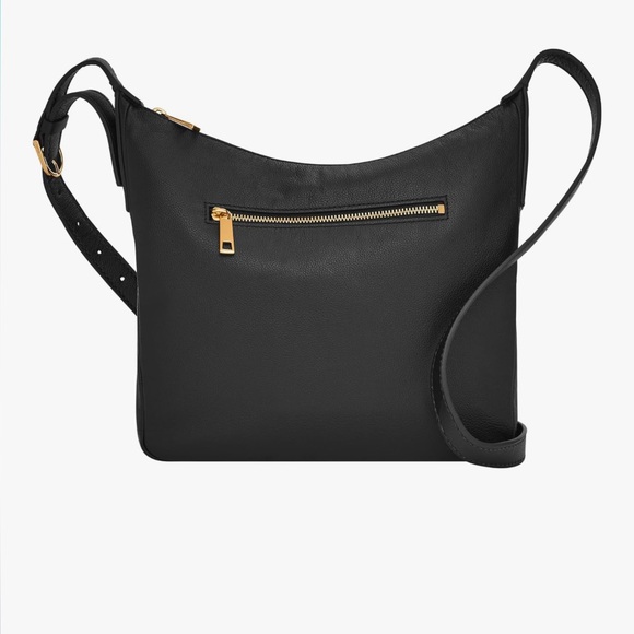Fossil Black Bag with Gold Details - Picture 1 of 6